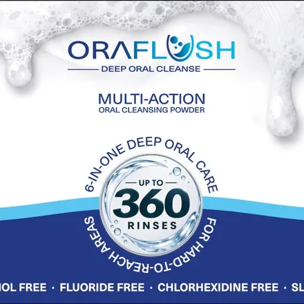 Etykieta ORAFLUSH Deep Oral Cleanse
